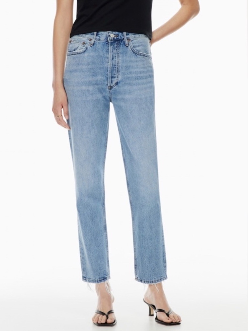 Agolde FEN Jean 100% Organic Cotton non stretchy High Rise Women's size 29